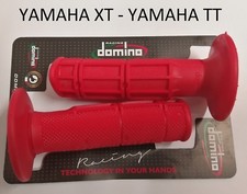 PAIR OF RED DOMINO KNOBS YAMAHA XT TTR 600 TT RE 600 LENGTH 118 MM