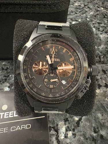 Brand new steel chronograph - tw,