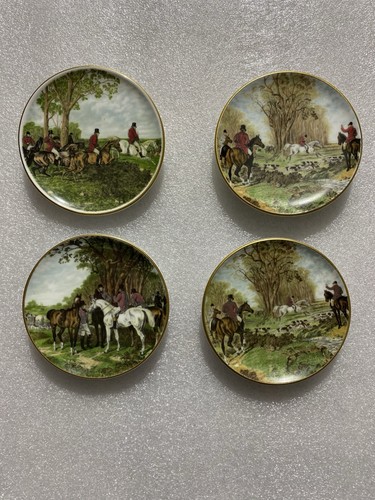 Coalport set mini hunting - of,