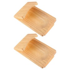  2pcs Seafood Tools Protection Pallet Oyster Tools Catering Protection Wooden