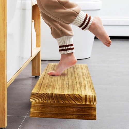 Wooden bedside step stool - bedside,