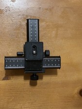 Aluminum 4-Way Macro Focusing Rail Slider with Quick Release Plate, 1/4" Screw H