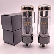 Philips EL34 6CA7 matched