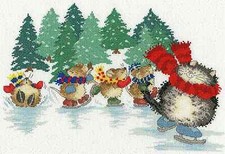 Bothy Threads MICE SKATING Margaret Sherry Counted Cross Stitch Kit #G3