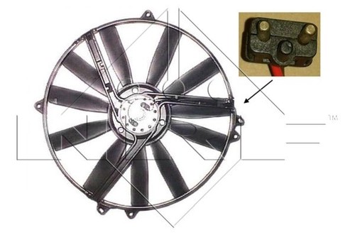 Genuine nrf radiator fan - genuine,