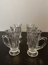 Vintage SOGA Made In Japan Tea Coffee Cup Glass 4oz Set Of 6 