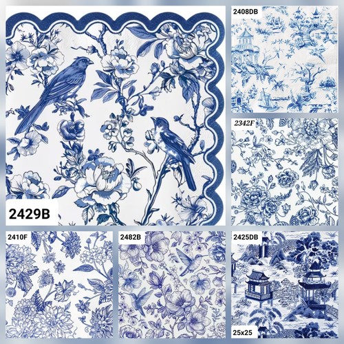 Delft blue mixed sizes - 6,