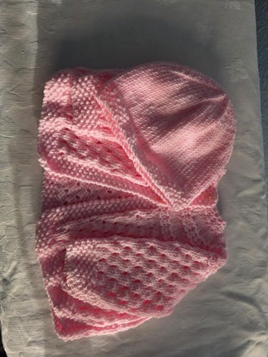 Hand knitted baby matinee - baby, coat