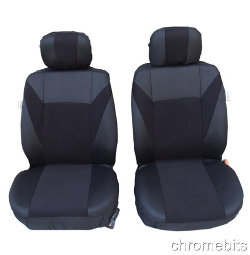 Front black fabric seat - ,