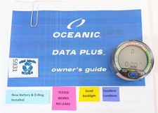 Oceanic Data Plus Air & Nitrox Puck Scuba Dive Computer + Manual EXCELLENT #5931