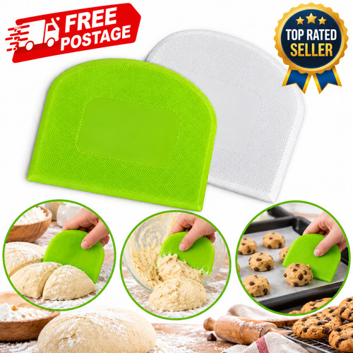 Plastic dough scraper cutter - plastic,