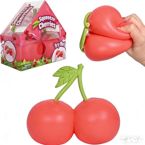 Squeeze cherries sensory toy - cherries,