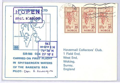 Norway card hovercraft - norway,