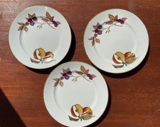 3 Royal Worcester Evesham Gold