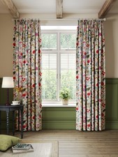 John Lewis Fruit Tree Pencil Pleat Pair Blackout Curtains W228 x 182cm - Multi A