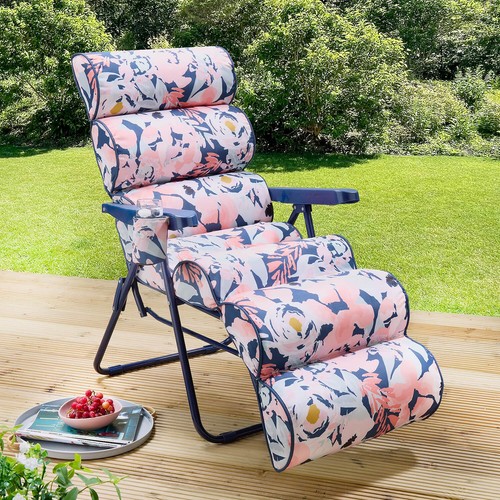 Luxury reclining garden chair - reclining,