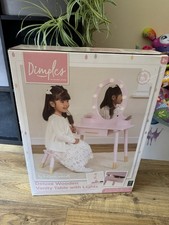 Dimples Wooden Light-Up Vanity