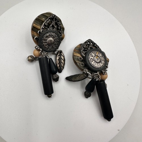 Vintage 90s dangle earrings - vintage,
