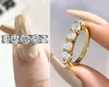 Real 1.5ct MOISSANITE Ring 925