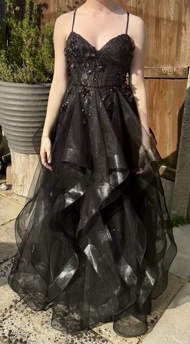 Black gino cerruti prom dress - gino,