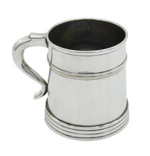 Victorian Silver Plated Glass