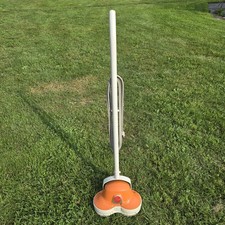 Vintage Hoover Floor Polisher Orange MCM 5131 Tested Working