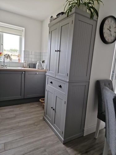 Tall kitchen storage cupboard - kitchen,