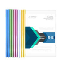 A4 Clip Bar Slide Binder Document Folder Presentation Clear Report Cover 10pcs