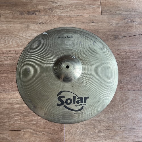 Sabian solar crash - sabian,