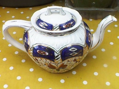 Imari pattern teapot lingard - imari,