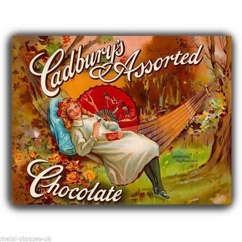 Cadbury chocolate metal sign - chocolate,
