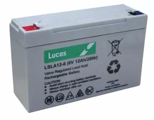 Lucas 12ah rechargeable - lucas, 6v