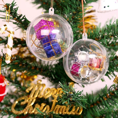 20pcs 10cm clear christmas - 10cm,