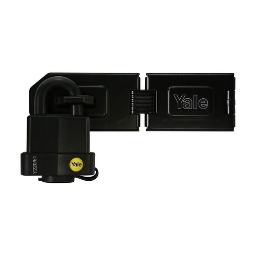 Yale hinged steel hasp - hinged,
