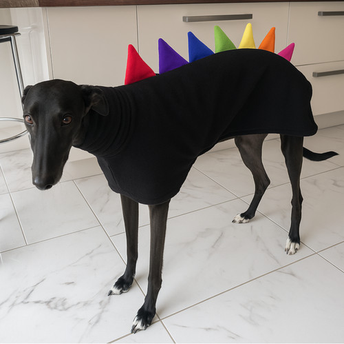 Greyhound dinosaur coat - coat, •
