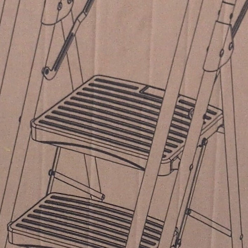 Step foldable ladder - foldable,
