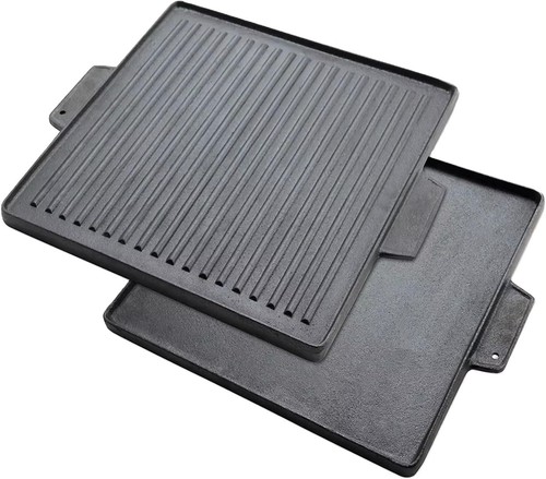 Griddle plate cast iron - cast,
