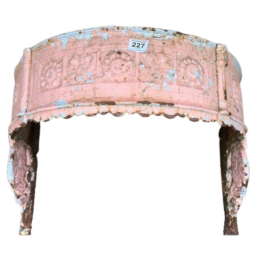 Vintage cast iron sink - cast,