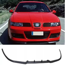 For Seat Leon Mk1 Cupra R Style Front Bumper Splitter Lip 3pcs Matte Black ABS