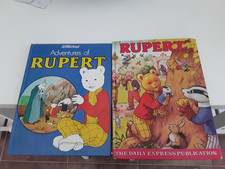 2 vintage Rupert Bear Annuals 1980 and 1981 - in good condition. 