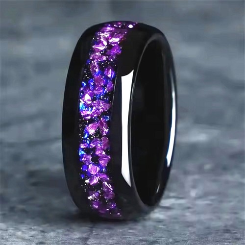 Synthetic tanzanite ring black - ring,