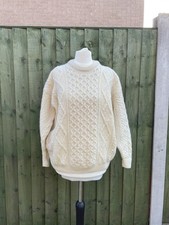 Aran Cable Knit Jumper Size