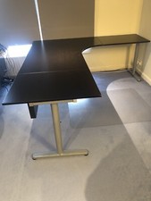 IKEA Galant Corner  Desk Table 160cm x 80cm with Extensions on Both Ends - Huge
