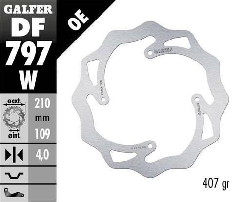 Galfer front brake disc - galfer,