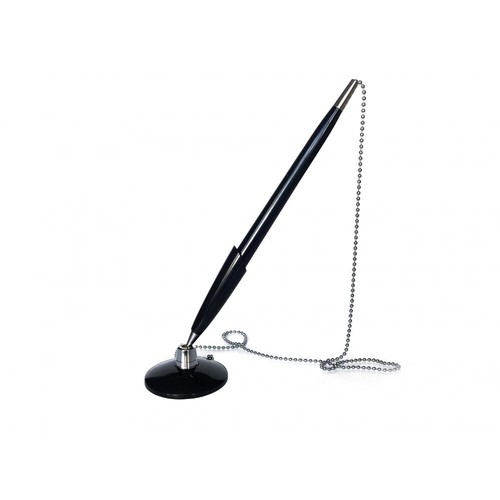Slim black reception counter - black,