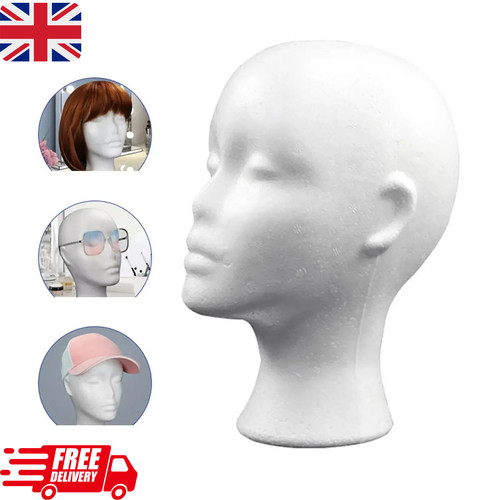 Polystyrene foam head dummy - polystyrene,