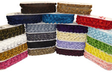POM POM Fringe Trim Trimming LARGE 18mm Sewing Crafts Cushions Blinds 32 Colours