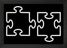 Jigsaw puzzle piece Framed