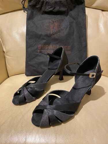 Supadance 1535 black satin - 1535, &