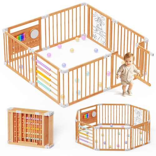 Large 8panels baby playpen - 8panels,